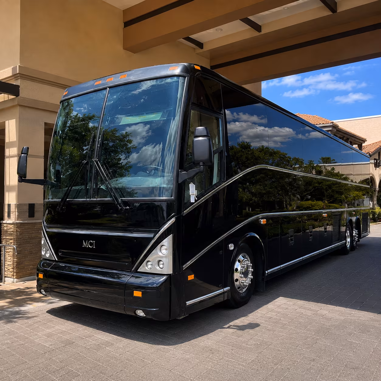 charter buses for large wedding parties traveling across orange county