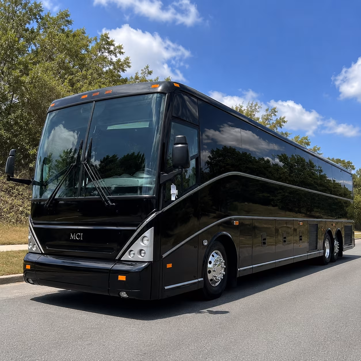 employee shuttle buses for orange companies and office parks