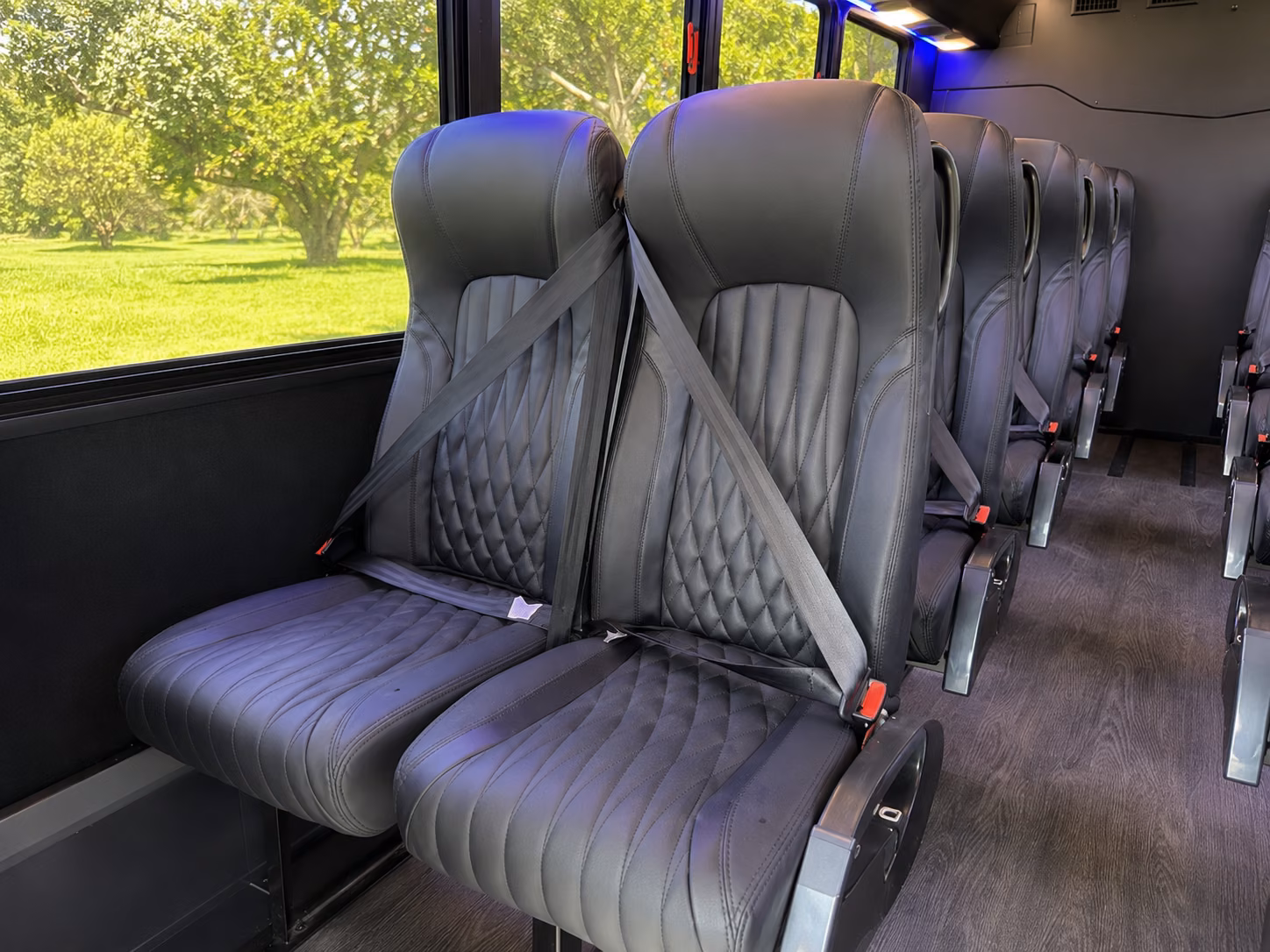 orange airport transportation onboard seating