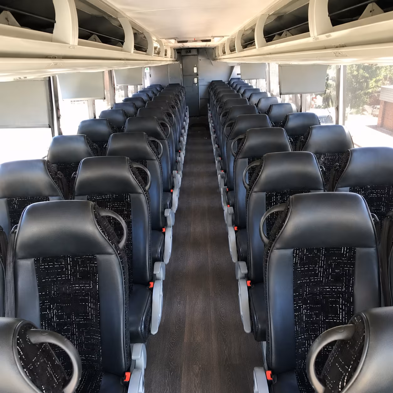 orange private event charter bus rental