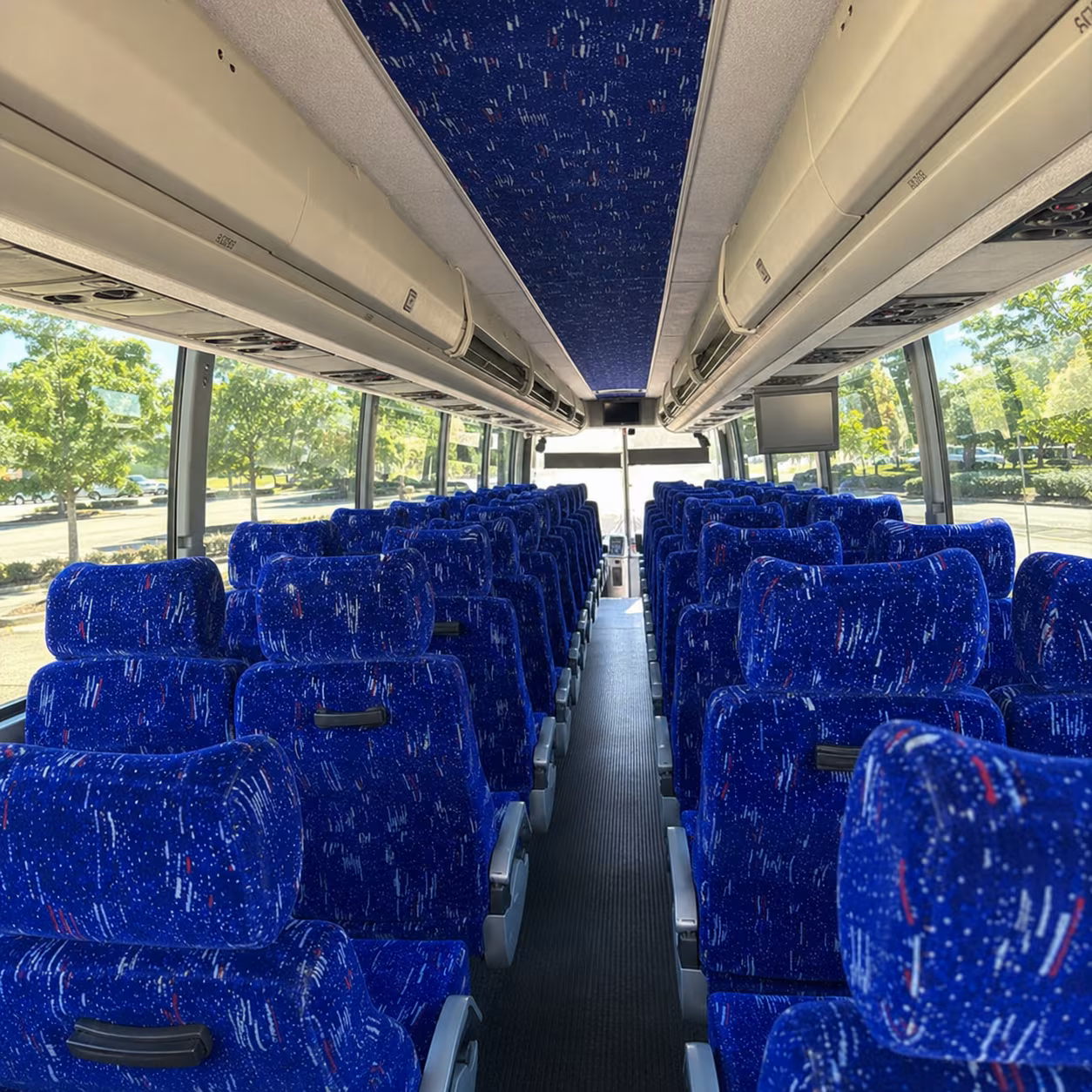 orange religious group charter bus rental