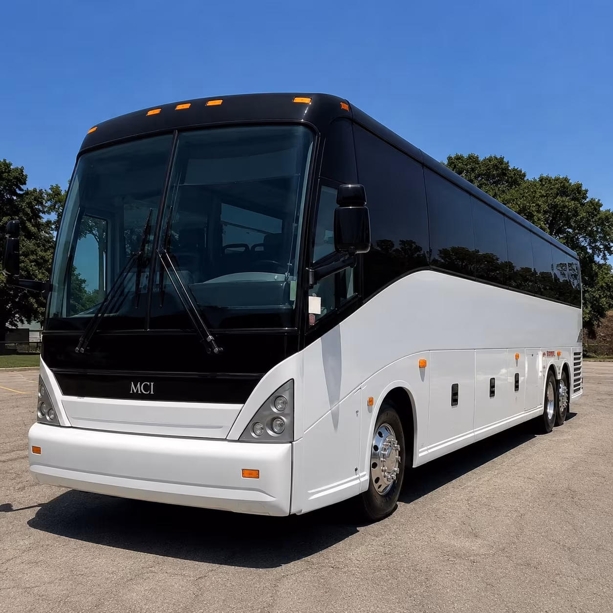 orange sporting event charter bus rental